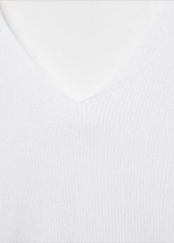 Pull-over Maille Côtelée Dos Plongeant -Promos Mango Boutique 57013809 05 D8