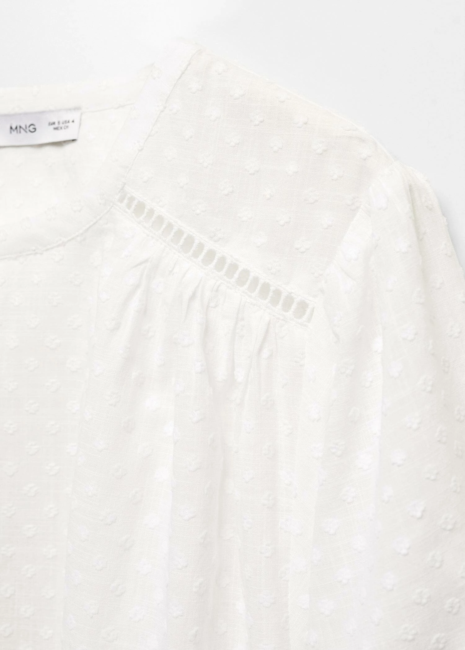 Blouse Coton Plumetis 7 Blouse Coton Plumetis – Image 5