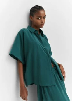 Chemise Modale Oversize -Promos Mango Boutique 57015793 43 D2