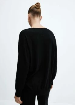 Pull-over Maille Fine Col V 25 Pull-over Maille Fine Col V -Promos Mango Boutique 57015795 99 D1