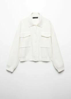 Cardigan Col Chemise Poches -Promos Mango Boutique 57015809 02 B