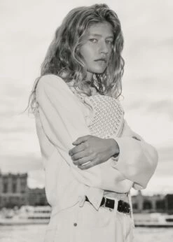 Cardigan Col Chemise Poches -Promos Mango Boutique 57015809 02 D6