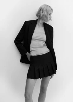 Minijupe Plissée -Promos Mango Boutique 57015965 99 D2