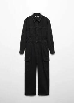 Combinaison Jean Cargo -Promos Mango Boutique 57016716 TN B