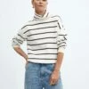 Pull-over Oversize Col Roulé