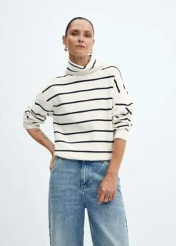 Pull-over Oversize Col Roulé