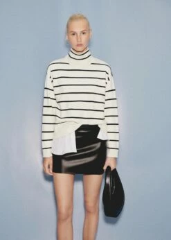 Pull-over Oversize Col Roulé -Promos Mango Boutique 57017725 56 D6