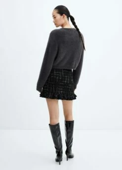 Pull-over En Maille Effet Fourrure -Promos Mango Boutique 57017729 95 R