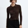 Cardigan Poches Côtelé -Promos Mango Boutique 57017759 30
