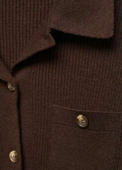 Cardigan Poches Côtelé -Promos Mango Boutique 57017759 30 D8