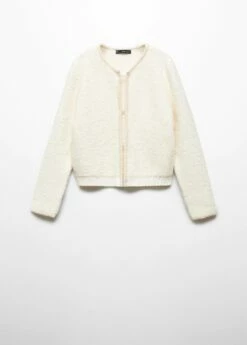 Cardigan Tweed Liserés Contrastants -Promos Mango Boutique 57017760 05 B
