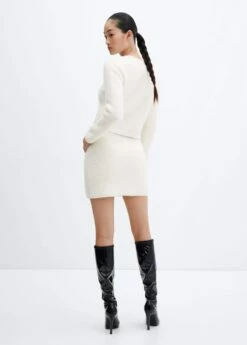 Cardigan Tweed Liserés Contrastants -Promos Mango Boutique 57017760 05 R