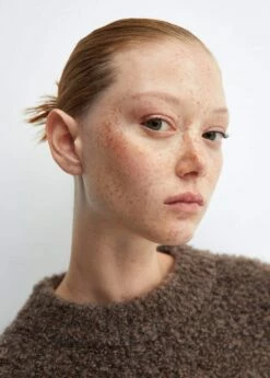 Pull-over En Maille Bouclette -Promos Mango Boutique 57018274 32 D1