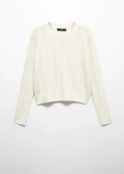 Pull-over Maille Sequins -Promos Mango Boutique 57019100 05 B