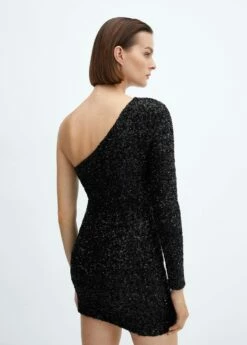 Robe Asymétrique Sequins 11 Robe Asymétrique Sequins -Promos Mango Boutique 57019106 99 R