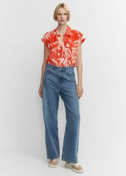 Chemise Fluide Oversize -Promos Mango Boutique 57020217 20 D2