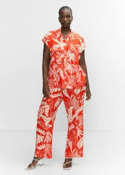 Chemise Fluide Oversize -Promos Mango Boutique 57020217 20 D3