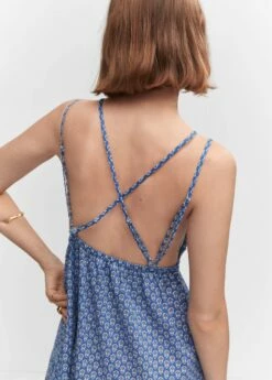 Robe Imprimée évasée 13 Robe Imprimée évasée -Promos Mango Boutique 57020243 52 D6