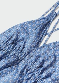 Robe Imprimée évasée 14 Robe Imprimée évasée -Promos Mango Boutique 57020243 52 D8