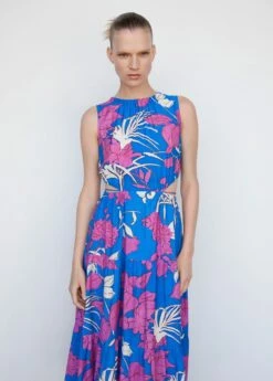 Robe évasée Ouvertures -Promos Mango Boutique 57020252 52