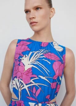 Robe évasée Ouvertures -Promos Mango Boutique 57020252 52 D1