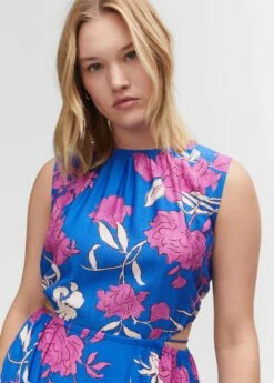 Robe évasée Ouvertures -Promos Mango Boutique 57020252 52 D4