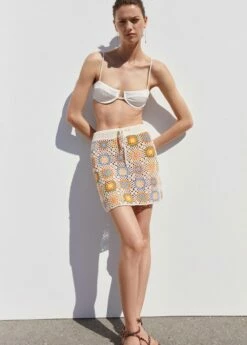 Minijupe Crochet -Promos Mango Boutique 57020254 05 D1