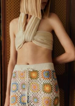 Minijupe Crochet -Promos Mango Boutique 57020254 05 D7