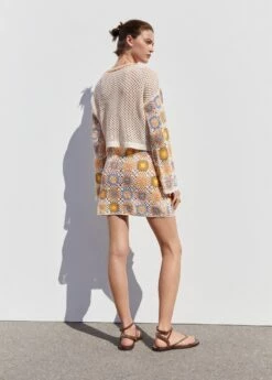 Minijupe Crochet -Promos Mango Boutique 57020254 05 R