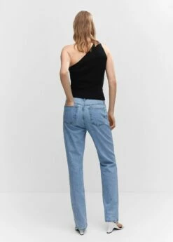 Top Maille Col Asymétrique -Promos Mango Boutique 57020255 99 R