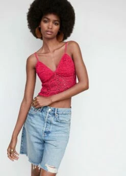 Crop Top Crochet -Promos Mango Boutique 57020256 88