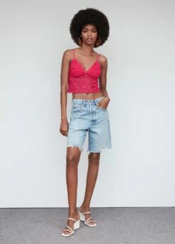 Crop Top Crochet -Promos Mango Boutique 57020256 88 99999999 01