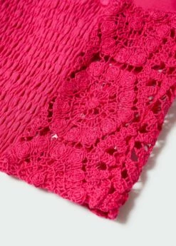 Crop Top Crochet -Promos Mango Boutique 57020256 88 D8