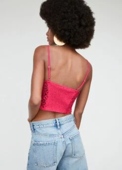 Crop Top Crochet -Promos Mango Boutique 57020256 88 R