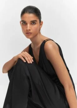 Combinaison Plissée Satinée -Promos Mango Boutique 57020766 99 D2