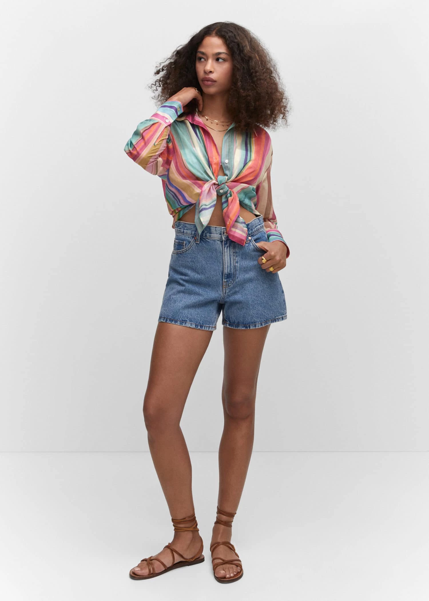 Chemise Rayée Multicolore 4 Chemise Rayée Multicolore – Image 2