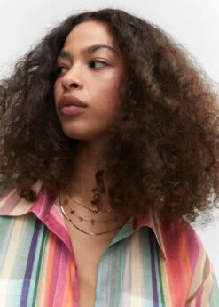 Chemise Rayée Multicolore 12 Chemise Rayée Multicolore -Promos Mango Boutique 57021175 85 D1