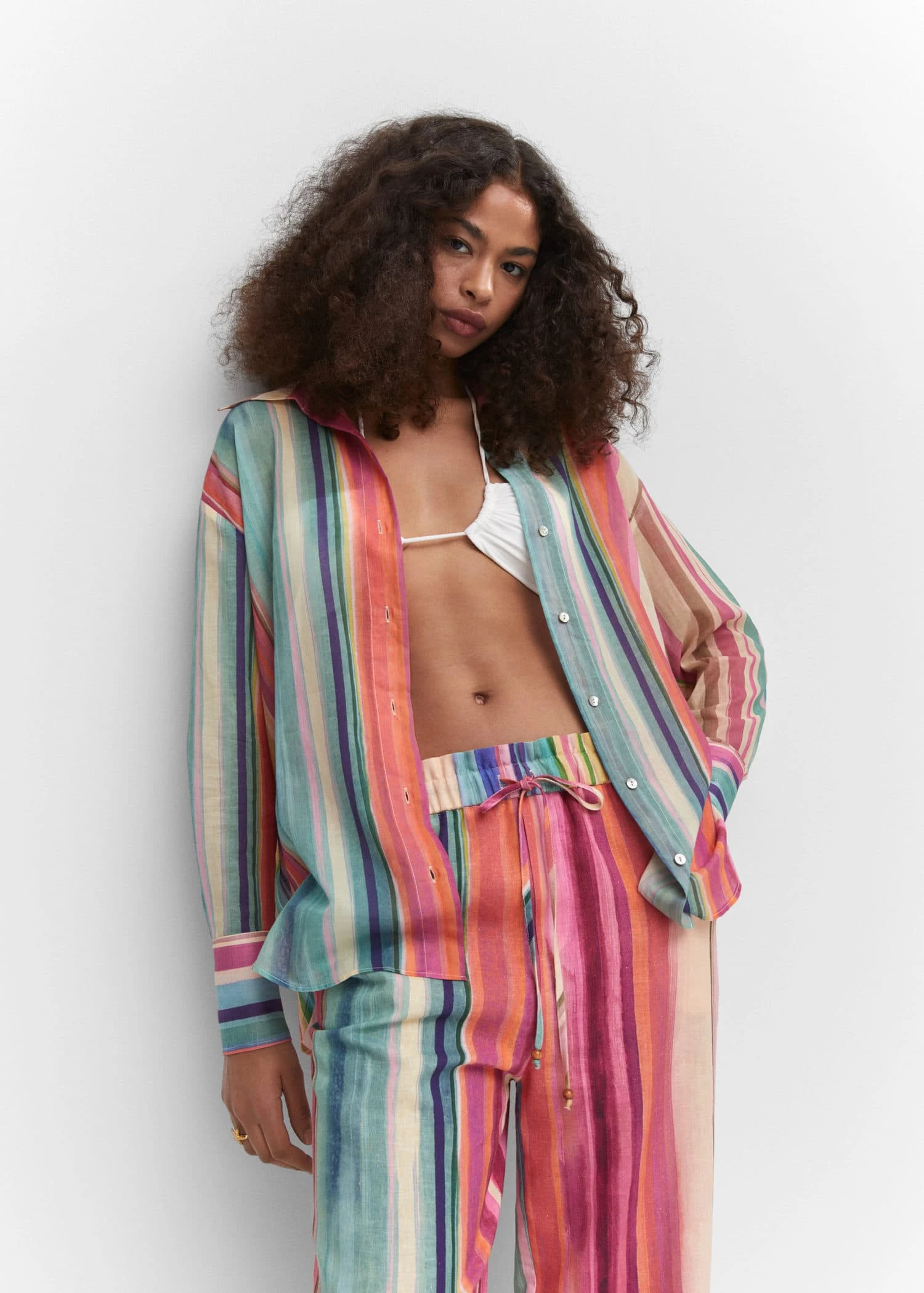 Chemise Rayée Multicolore 7 Chemise Rayée Multicolore – Image 5