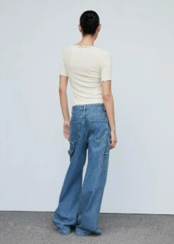 T-shirt Coutures Décoratives 17 T-shirt Coutures Décoratives -Promos Mango Boutique 57022891 01 R