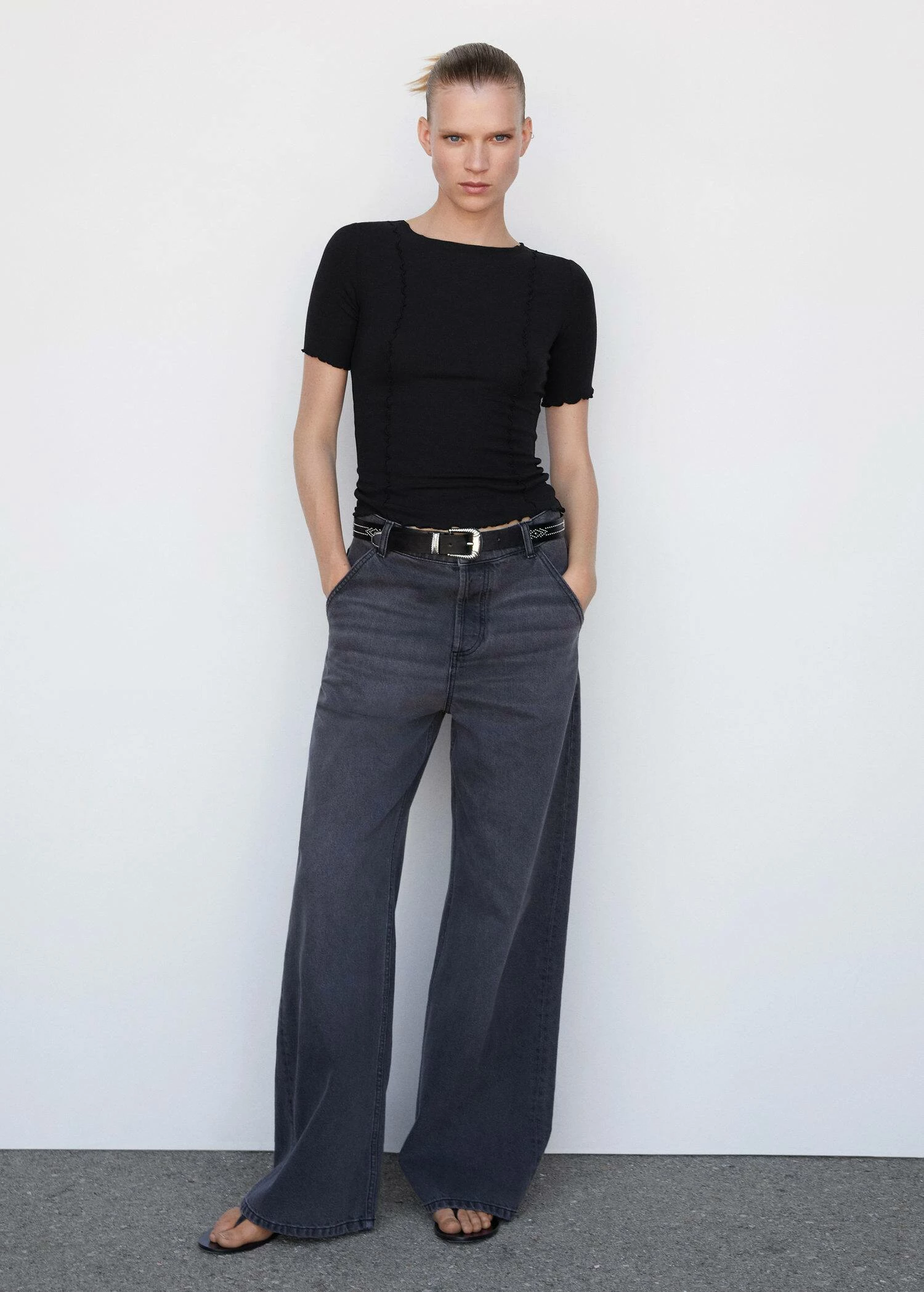 T-shirt Coutures Décoratives 10 T-shirt Coutures Décoratives – Image 8