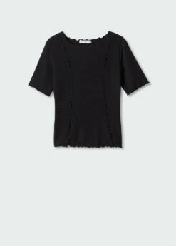 T-shirt Coutures Décoratives 27 T-shirt Coutures Décoratives -Promos Mango Boutique 57022891 99 B