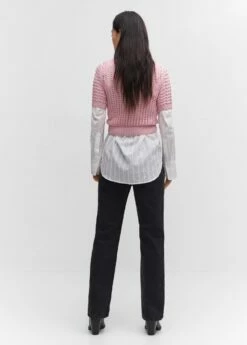 Pull-over Ajouré Manches Courtes 11 Pull-over Ajouré Manches Courtes -Promos Mango Boutique 57023804 81 R