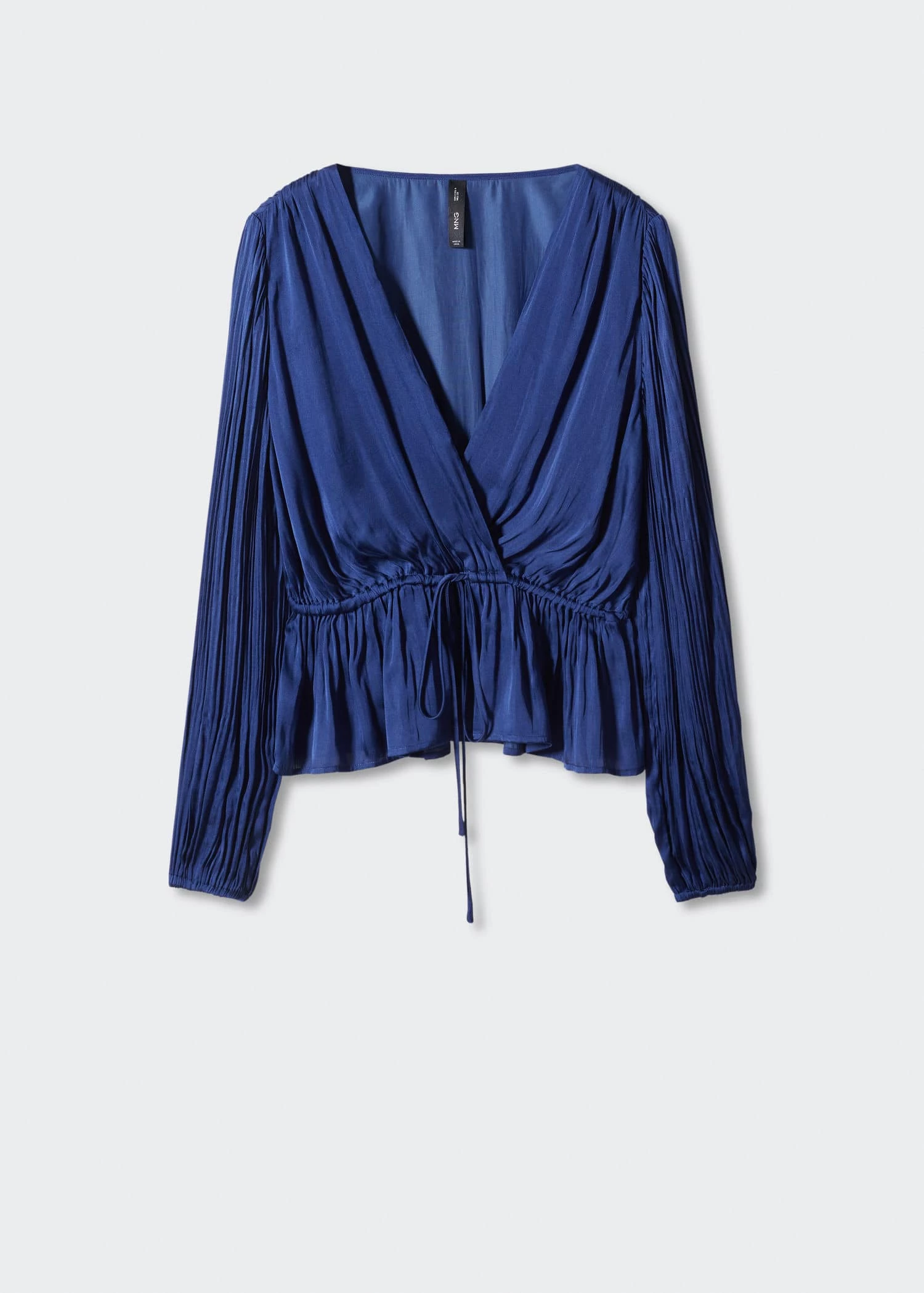 Blouse Cache-cœur Satinée 8 Blouse Cache-cœur Satinée – Image 6