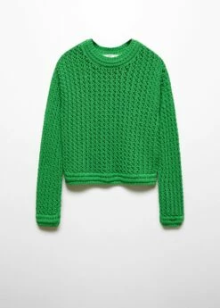 Pull-over Court Crochet -Promos Mango Boutique 57023816 40 B