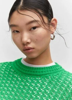 Pull-over Court Crochet -Promos Mango Boutique 57023816 40 D1