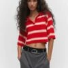 Pull-over Style Polo Rayures -Promos Mango Boutique 57023819 70