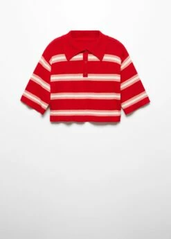 Pull-over Style Polo Rayures 13 Pull-over Style Polo Rayures -Promos Mango Boutique 57023819 70 B