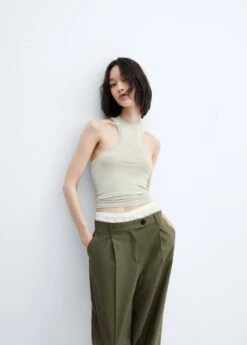 Top Emmanchures Américaines Décolleté 13 Top Emmanchures Américaines Décolleté -Promos Mango Boutique 57024039 45 D2