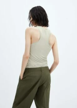 Top Emmanchures Américaines Décolleté 11 Top Emmanchures Américaines Décolleté -Promos Mango Boutique 57024039 45 R