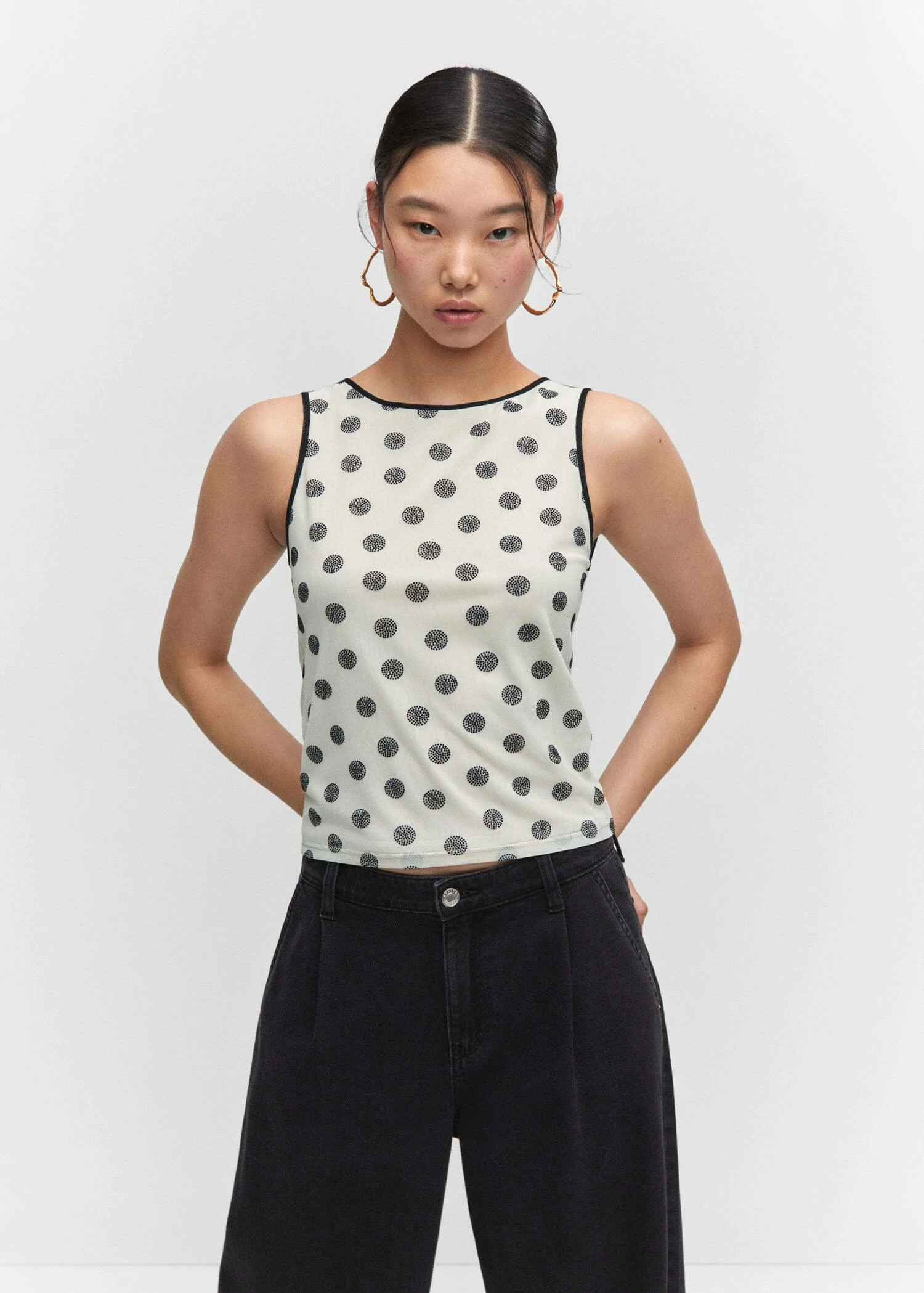 Top Imprimé Ouverture Au Dos 3 Top Imprimé Ouverture Au Dos